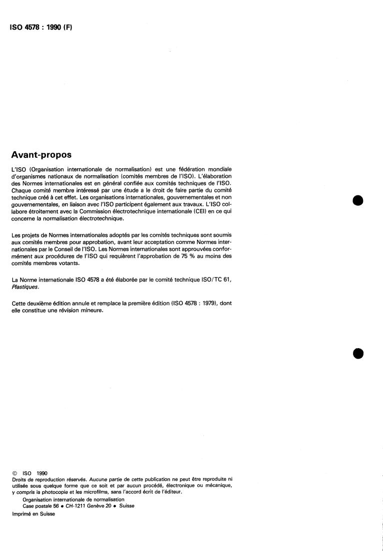 ISO 4578:1990 ISO 4578:1990 - Adhesives — Determination of peel resistance of high-strength adhesive bonds — Floating roller method
Released:3/1/1990 - Page 2 preview