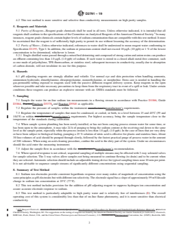 ASTM D2791-19 REDLINE ASTM D2791-19 - Standard Test Method for On-Line Determination of Sodium in Water - Page 2 preview