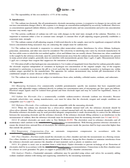 ASTM D2791-19 REDLINE ASTM D2791-19 - Standard Test Method for On-Line Determination of Sodium in Water - Page 3 preview