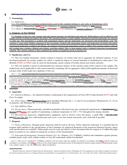 ASTM D806-19 REDLINE ASTM D806-19 - Standard Test Method for Cement Content of Hardened Soil-Cement Mixtures - Page 2 preview