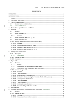 IEC 62271-214:2024 REDLINE IEC 62271-214:2024 CMV - High-voltage switchgear and controlgear - Part 214: Internal arc classification for AC metal-enclosed pole-mounted switchgear and controlgear for rated voltages above 1 kV and up to and including 52 kV
Released:4/16/2024
Isbn:9782832287927 - Page 4 preview
