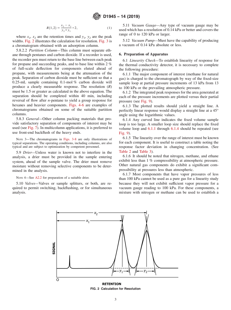 ASTM D1945-14(2019) - Standard Test Method for  Analysis of Natural Gas by Gas Chromatography