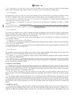 ASTM D7827-19 REDLINE ASTM D7827-19 - Standard Test Method for Measuring n-Heptane Induced Phase Separation of Asphaltene from Heavy Fuel Oils as Separability Number by an Optical Device - Page 2 preview