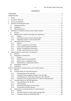 IEC TR 63377:2022 - Procedures for the assessment of human exposure to electromagnetic fields from radiative wireless power transfer systems – Measurement and computational methods (frequency range of 30 MHz to 300 GHz)
Released:11/4/2022 - Page 4 preview