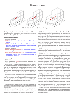 ASTM E2801-11(2020) ASTM E2801-11(2020) - Standard Test Method for Evaluating Emergency Response Robot Capabilities: Mobility: Confined Area Obstacles: Gaps - Page 2 preview