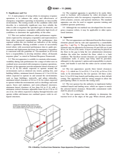 ASTM E2801-11(2020) ASTM E2801-11(2020) - Standard Test Method for Evaluating Emergency Response Robot Capabilities: Mobility: Confined Area Obstacles: Gaps - Page 4 preview