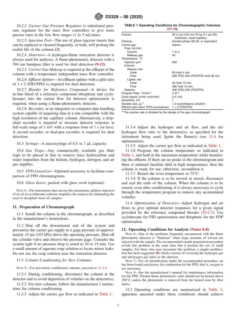 ASTM D3328-06(2020) - Standard Test Methods for  Comparison of Waterborne Petroleum Oils by Gas Chromatography