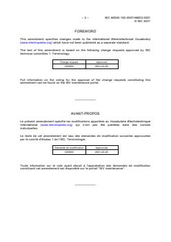 IEC 60050-102:2007/AMD3:2021 - Amendment 3 - International Electrotechnical Vocabulary (IEV) - Part 102: Mathematics - General concepts and linear algebra - Page 4 preview
