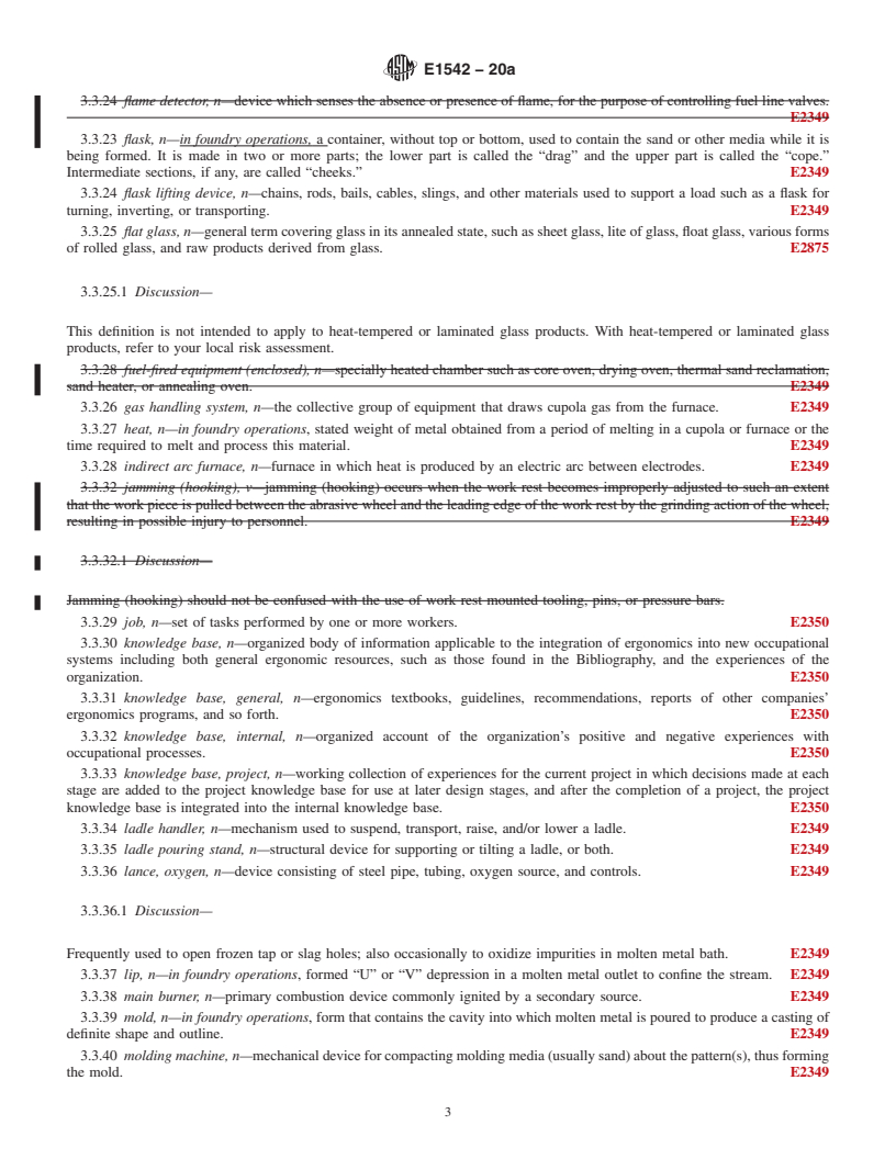 REDLINE ASTM E1542-20a - Standard Terminology  Relating to Occupational Health and Safety