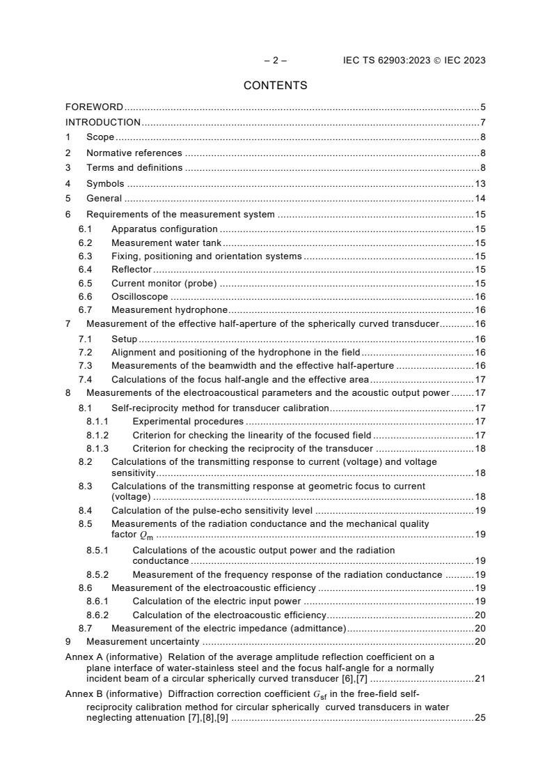 IEC TS 62903:2023 IEC TS 62903:2023 - Ultrasonics - Measurements of electroacoustical parameters and acoustic output power of spherically curved transducers using the self-reciprocity method
Released:6/13/2023 - Page 4 preview