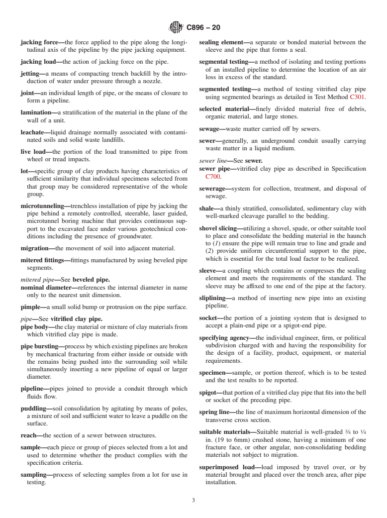 ASTM C896-20 - Standard Terminology Relating to Clay Products