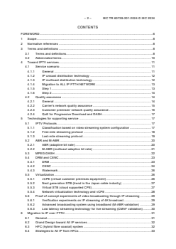 IEC TR 60728-201:2024 IEC TR 60728-201:2024 - Cable networks for television signals, sound signals and interactive services - Part 201: A study of IPTV systems with examples and applications for optical broadcast services
Released:2/21/2024
Isbn:9782832281673 - Page 4 preview
