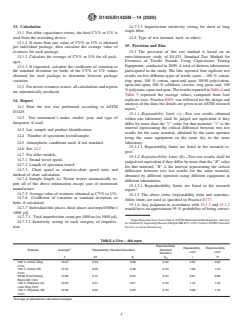 ASTM D1425/D1425M-14(2020) ASTM D1425/D1425M-14(2020) - Standard Test Method for Evenness of Textile Strands Using Capacitance Testing Equipment - Page 4 preview
