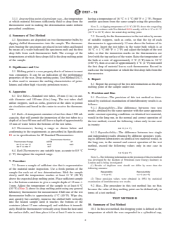 ASTM D127-19 ASTM D127-19 - Standard Test Method for Drop Melting Point of Petroleum Wax, Including Petrolatum - Page 2 preview