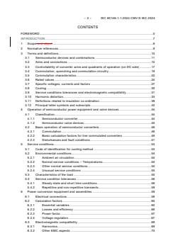 REDLINE IEC 60146-1-1:2024 CMV - Semiconductor converters - General requirements and line commutated converters - Part 1-1: Specification of basic requirements
Released:3/19/2024
Isbn:9782832285756 - Page 4 preview