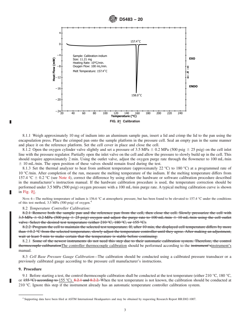 REDLINE ASTM D5483-20 - Standard Test Method for  Oxidation Induction Time of Lubricating Greases by Pressure   Differential Scanning Calorimetry