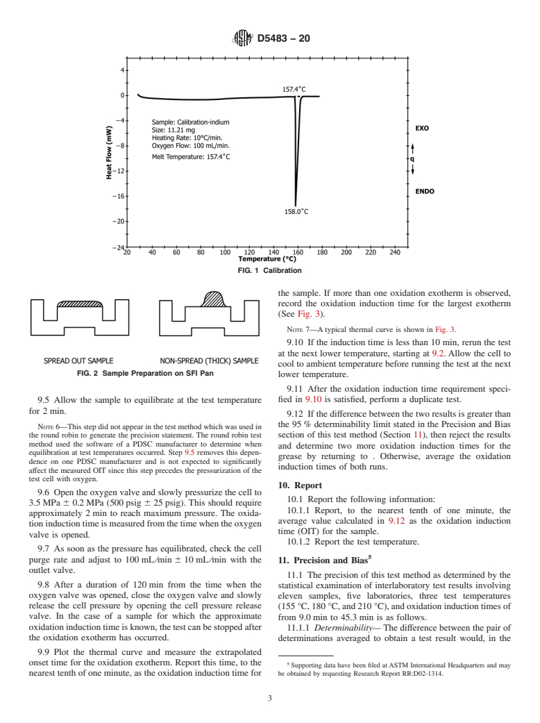 ASTM D5483-20 - Standard Test Method for  Oxidation Induction Time of Lubricating Greases by Pressure   Differential Scanning Calorimetry