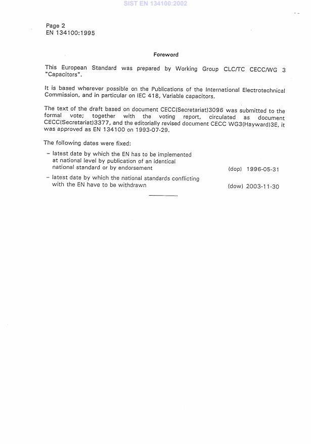 EN 134100:1995 EN 134100:2002 - Page 4 preview