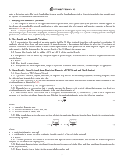 ASTM D7508/D7508M-20 REDLINE ASTM D7508/D7508M-20 - Standard Specification for Polyolefin Chopped Strands for Use in Concrete - Page 3 preview