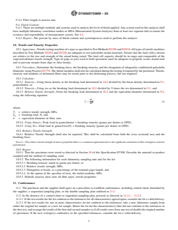 ASTM D7508/D7508M-20 REDLINE ASTM D7508/D7508M-20 - Standard Specification for Polyolefin Chopped Strands for Use in Concrete - Page 4 preview
