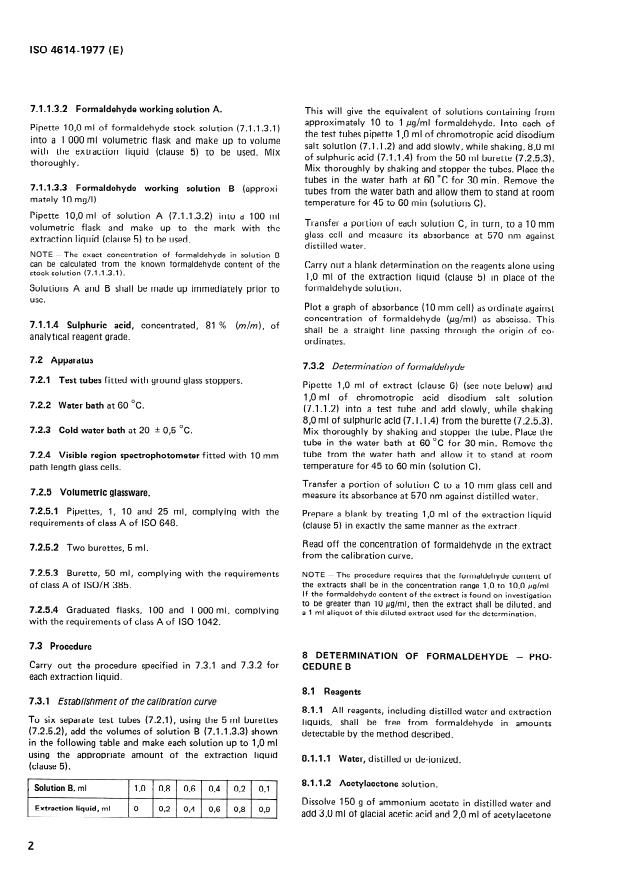 ISO 4614:1977 ISO 4614:1977 - Plastics — Melamine-formaldehyde mouldings — Determination of extractable formaldehyde
Released:7/1/1977 - Page 4 preview
