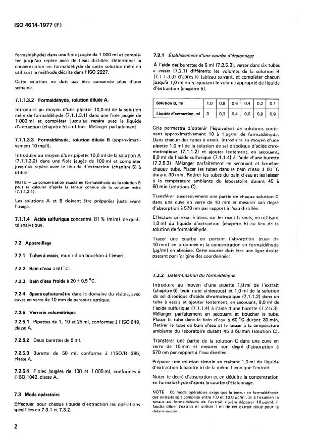 ISO 4614:1977 ISO 4614:1977 - Plastiques — Pieces moulées a base de résine mélamine-formaldéhyde — Détermination du formaldéhyde extractible
Released:7/1/1977 - Page 4 preview