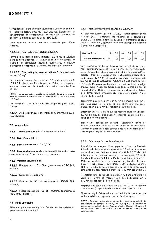 ISO 4614:1977 ISO 4614:1977 - Plastiques — Pieces moulées a base de résine mélamine-formaldéhyde — Détermination du formaldéhyde extractible
Released:7/1/1977 - Page 4 preview
