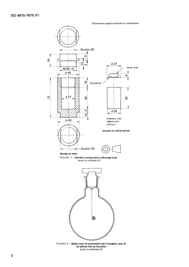 ISO 4615:1979 ISO 4615:1979 - Plastiques -- Résines de polyesters non saturés et époxydes -- Détermination de la teneur totale en chlore - Page 4 preview
