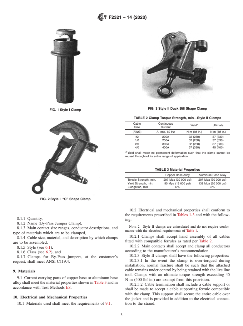 ASTM F2321-14(2020) - Standard Specification for  Flexible and Rigid Insulated Temporary By-Pass Jumpers