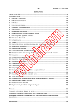 IEC 60335-2-17:2002 IEC 60335-2-17:2002 - Household and similar electrical appliances - Safety - Part 2-17: Particular requirements for blankets, pads and similar flexible heating appliances
Released:10/22/2002
Isbn:2831882737 - Page 4 preview