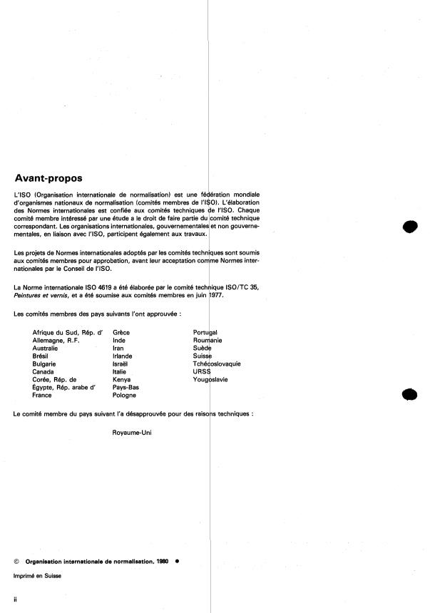 ISO 4619:1980 ISO 4619:1980 - Siccatifs pour peintures et vernis - Page 2 preview