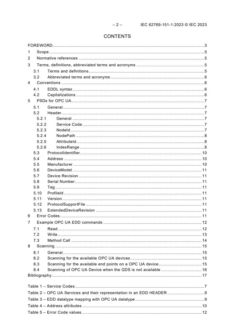 IEC 62769-151-1:2023 IEC 62769-151-1:2023 - Field device integration (FDI®) - Part 151-1: Profiles - OPC UA
Released:4/14/2023 - Page 4 preview