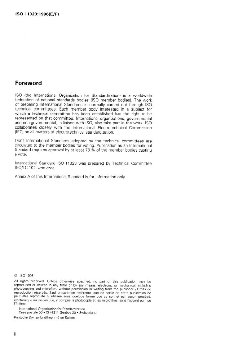 ISO 11323:1996 ISO 11323:1996 - Page 2 preview