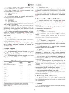 ASTM B170-99(2020) ASTM B170-99(2020) - Standard Specification for Oxygen-Free Electrolytic Copper—Refinery Shapes - Page 2 preview