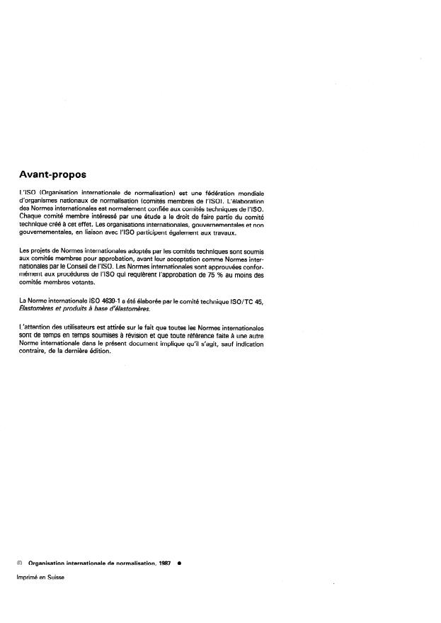 ISO 4639-1:1987 ISO 4639-1:1987 - Tuyaux et tubes en caoutchouc pour circuits a carburants pour moteurs a combustion interne -- Spécifications - Page 2 preview