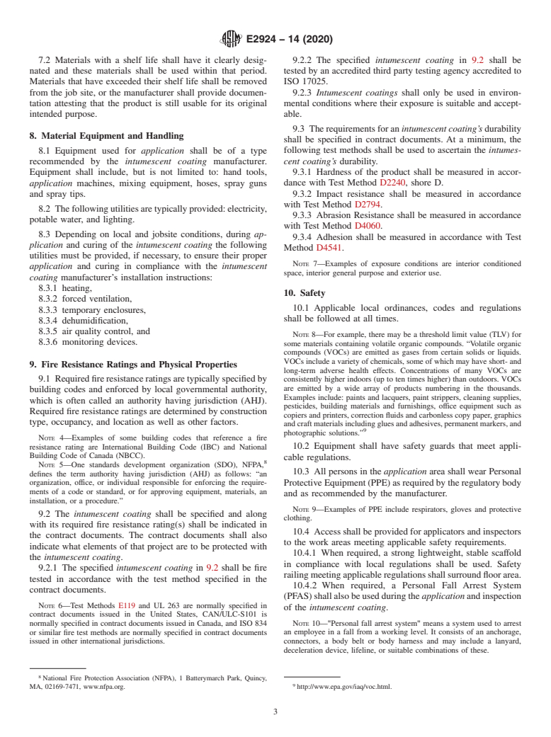 ASTM E2924-14(2020) - Standard Practice for Intumescent Coatings