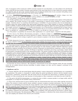 REDLINE ASTM E2454-20 - Standard Guide for  Sensory Evaluation Methods to Determine Sensory Shelf Life  of Consumer Products