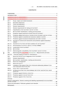 IEC 60601-2-54:2022 RLV - Medical electrical equipment - Part 2-54: Particular requirements for the basic safety and essential performance of X-ray equipment for radiography and radioscopy
Released:9/26/2022 - Page 4 preview