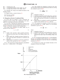 ASTM D7744/D7744M-20 ASTM D7744/D7744M-20 - Standard Test Methods for Tensile Testing of High Performance Polyethylene Films - Page 4 preview