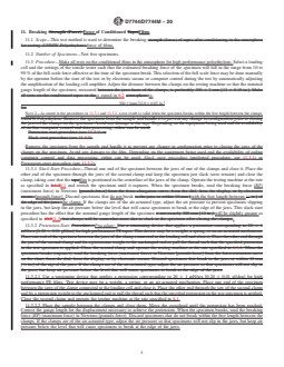 ASTM D7744/D7744M-20 REDLINE ASTM D7744/D7744M-20 - Standard Test Methods for Tensile Testing of High Performance Polyethylene Films - Page 4 preview