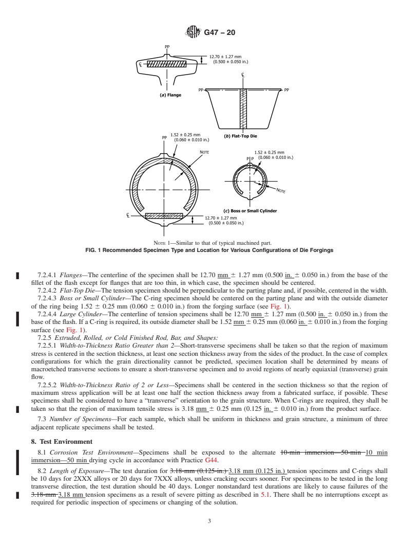 REDLINE ASTM G47-20 - Standard Test Method for Determining Susceptibility to Stress-Corrosion Cracking of  2XXX and 7XXX Aluminum Alloy Products