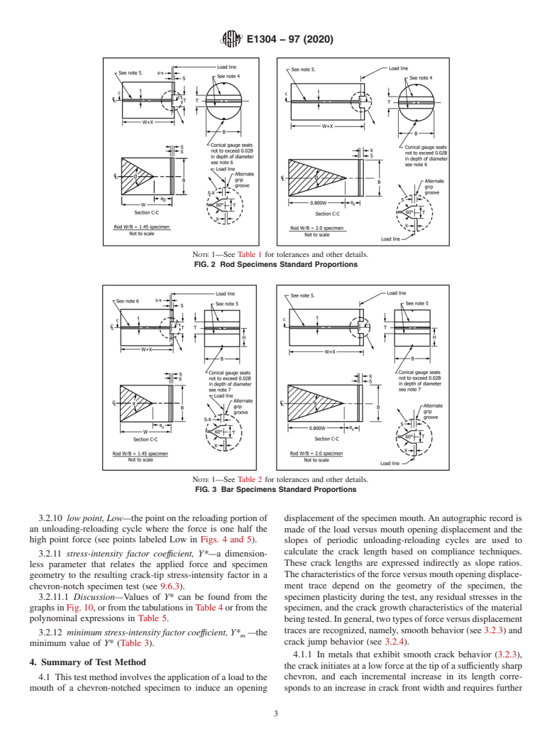 ASTM E1304-97(2020) - Standard Test Method for  Plane-Strain (Chevron-Notch) Fracture Toughness of Metallic  Materials