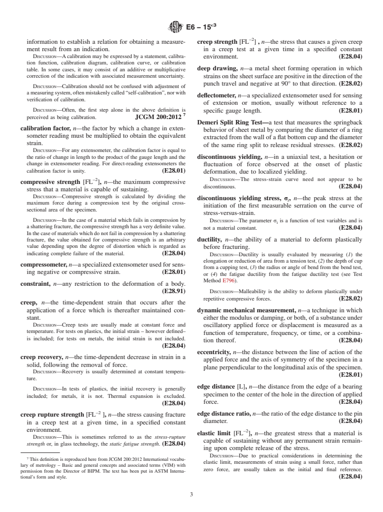 ASTM E6-15e3 - Standard Terminology Relating to  Methods of Mechanical Testing