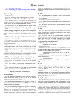 ASTM E1-14(2020) ASTM E1-14(2020) - Standard Specification for ASTM Liquid-in-Glass Thermometers - Page 2 preview