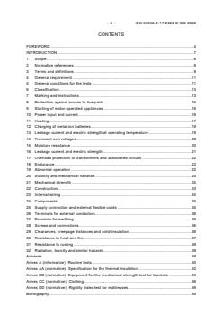 IEC 60335-2-17:2022 IEC 60335-2-17:2022 - Household and similar electrical appliances - Safety - Part 2-17: Particular requirements for blankets, pads, clothing and similar flexible heating appliances
Released:10/12/2022 - Page 4 preview
