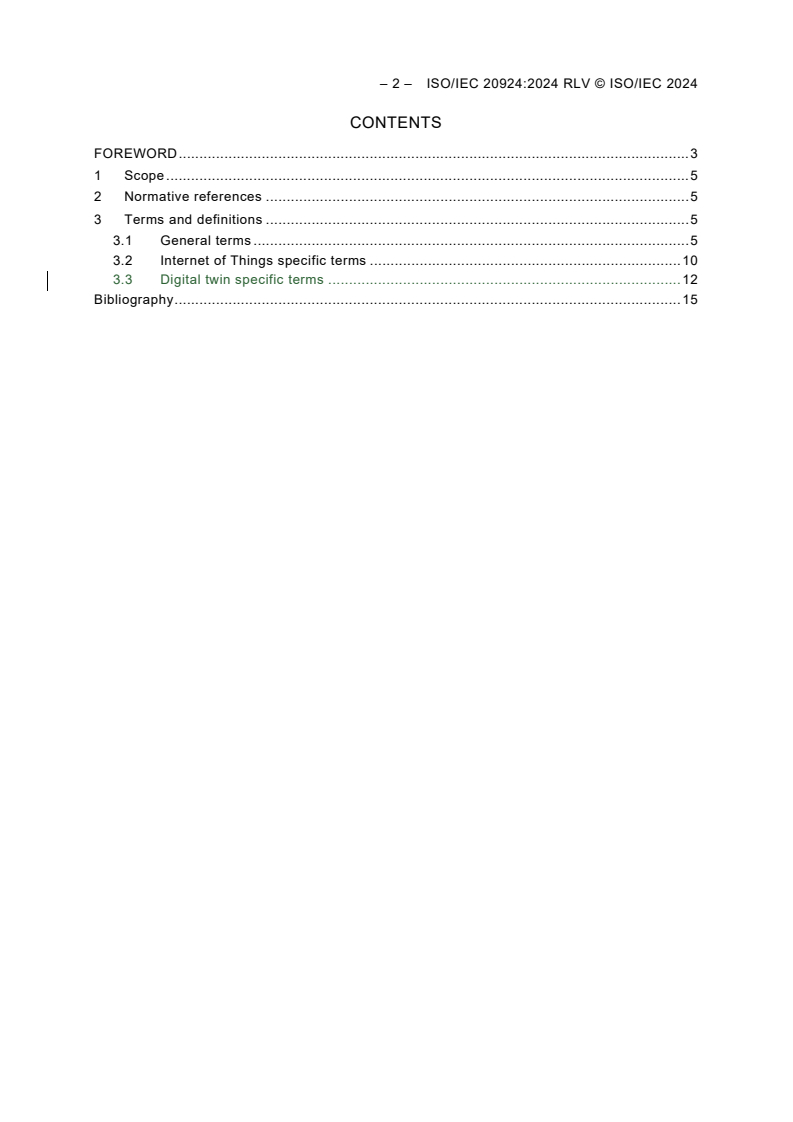 ISO/IEC 20924:2024 ISO/IEC 20924:2024 RLV - Internet of Things (IoT) and digital twin - Vocabulary
Released:2/20/2024
Isbn:9782832283332 - Page 4 preview