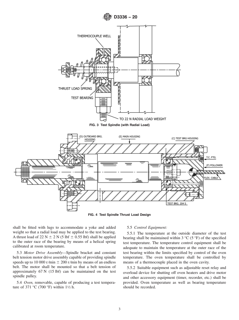 ASTM D3336-20 - Standard Test Method for  Life of Lubricating Greases in Ball Bearings at Elevated Temperatures