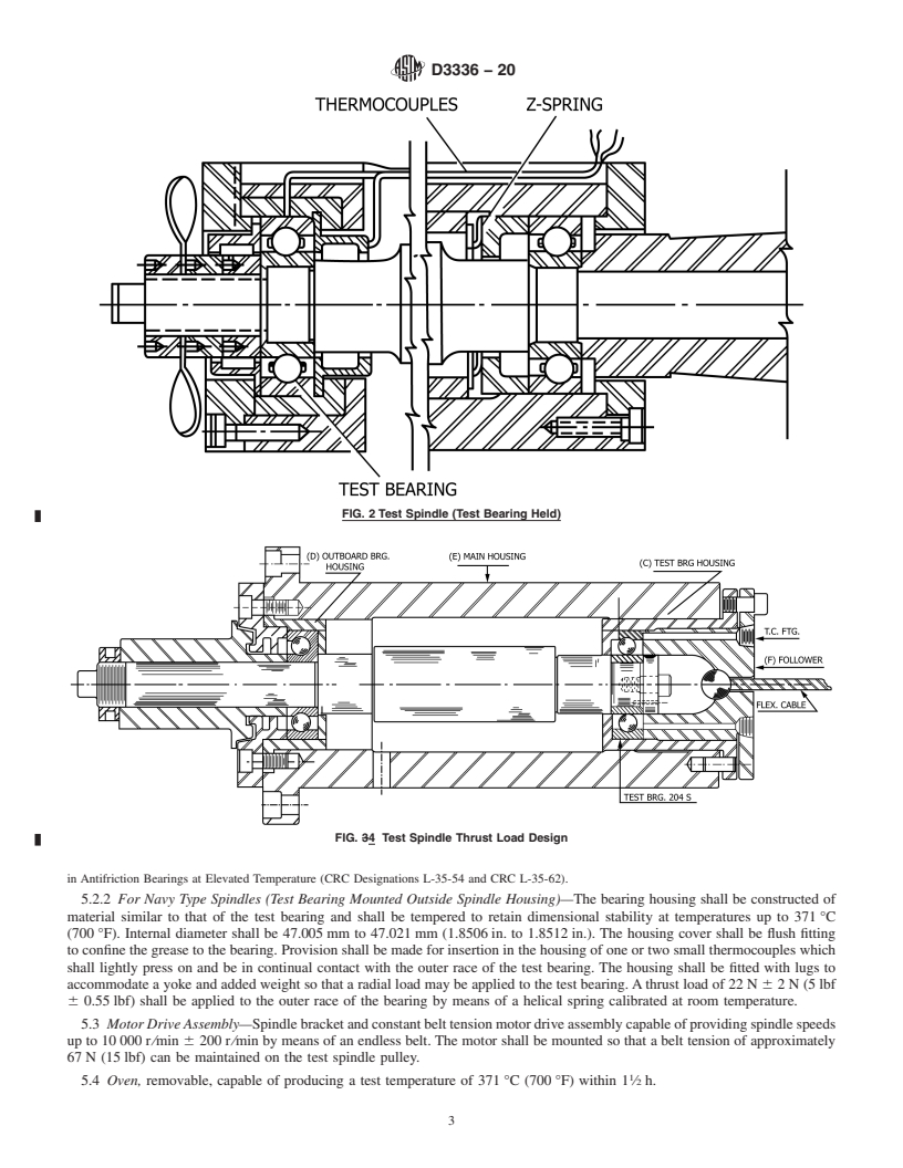 REDLINE ASTM D3336-20 - Standard Test Method for  Life of Lubricating Greases in Ball Bearings at Elevated Temperatures