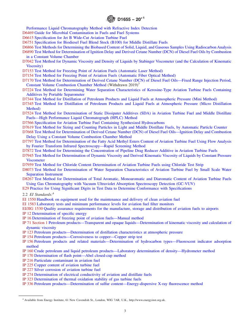 REDLINE ASTM D1655-20e1 - Standard Specification for Aviation Turbine Fuels