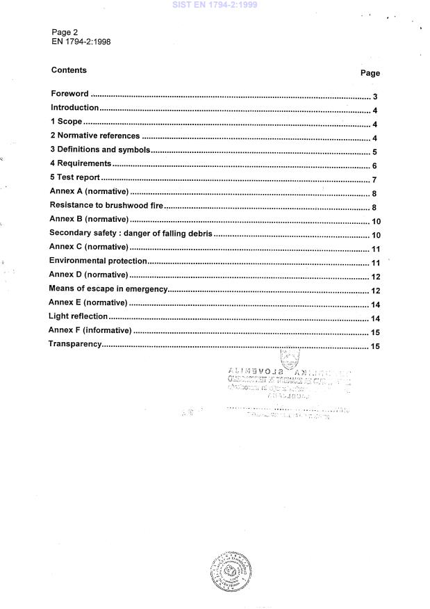 EN 1794-2:1998 EN 1794-2:1999 - Page 4 preview